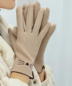 Cat Touchscreen Winter Gloves for Women