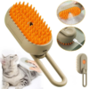 3-in-1 Pet Steam Grooming Brush