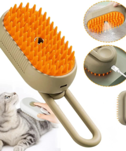 3-in-1 Pet Steam Grooming Brush