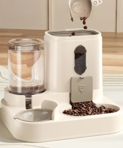 2 in 1 Dog and Cat Feeder with Water Dispenser